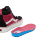 Vans Skórzane sneakersy "SK8-Hi" w kolorze czarno-różowym