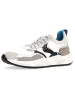 Voile Blanche Leder-Sneakers in Weiß/ Beige