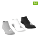 adidas 3er-Set: Funktionssocken in Weiß/ Grau/ Schwarz