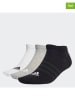 adidas 3er-Set: Funktionssocken in Weiß/ Grau/ Schwarz