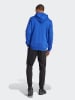 adidas 2tlg. Outfit: Trainingsanzug in Blau/ Schwarz