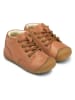 Bundgaard Skórzane buty  w kolorze jasnobrązowym do nauki chodzenia