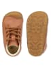 Bundgaard Skórzane buty  w kolorze jasnobrązowym do nauki chodzenia