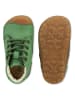 Bundgaard Skórzane buty "Panto" w kolorze zielonym do nauki chodzenia