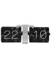 Present Time Wandklok "No Case" zwart/zilverkleurig - (B)36 x (H)14 x (D)8,5 cm