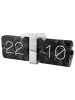 Present Time Zegar Å›cienny "No Case" w kolorze srebrno-czarnym - 36 x 14 x 8,5 cm