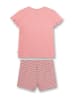 Sanetta Kidswear Pyjama in Rosa/ Grau