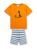 s.Oliver Pyjama oranje/blauw/wit