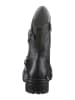 Heine Leder-Stiefel in Schwarz