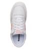 Saucony Skórzane sneakersy "Jazz Court" w kolorze biało-jasnoróżowym