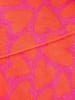 Zwillingsherz Chusta trójkątna w kolorze różowo-pomarańczowym - 200 x 100 cm