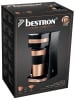 bESTRON Koffiemachine zwart/bronskleurig - 420 ml