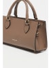Christian Laurier Leren handtas "Alexine" taupe - (B)29,5 x (H)14,5 x (D)7 cm