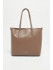 Christian Laurier Leder-Schultertasche in Taupe - (B)29 x (H)34 x (T)12,5 cm