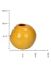 Kersten Vaas "Orange" oranje - (H)9,7 x Ø 11,3 cm