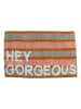 Kersten Badmat "Gorgeous" lichtroze/grijs/lichtbruin - (L)50 x (B)80 cm