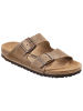Birkenstock Leder-Pantoletten "Arizona" in Hellbraun - Weite S