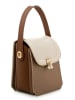 Vince Camuto Umhängetasche "Lagoon" in Braun/ Creme - (B)13,5 x (H)17 x (T)7 cm