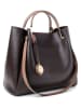 Vince Camuto Handtas "Sicilia" donkerbruin - (B)32 x (H)28 x (D)14 cm