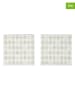 ppd 2-delige set: servetten "Pure Easter Eggs" blauw/wit - 2x 20 stuks