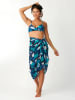 Sloggi Pareo turquoise/zwart/blauw