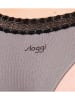 Sloggi 2-delige set: strings grijs/zwart