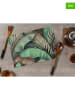 Mint Rugs 2-delige set: placemats "Selvatic" groen/beige - (L)45 x (B)30 cm