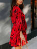 Milan Kiss Sukienka w kolorze czerwono-czarnym