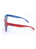 adidas Damskie okulary przeciwsłoneczne w kolorze czerwono-niebiesko-szarym