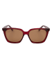 Polaroid Damskie okulary przeciwsłoneczne w kolorze czerwono-jasnobrązowym