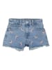 GAP Jeans-Shorts "Fray" in Hellblau/ Bunt