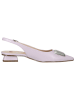 Högl Leder-Slingpumps in Lila