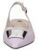 Högl Leder-Slingpumps in Lila