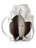 Michael Kors Skórzana torebka w kolorze białym - 37 x 28 x 18 cm