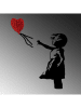 ABERTO DESIGN Wanddekor "Banksy" - (B)105 x (H)85 cm