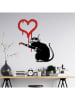 ABERTO DESIGN Wanddecoratie "Banksy" - (B)60 x (H)70 cm