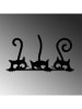 ABERTO DESIGN Wanddecoratie "Cat" - (B)60 x (H)33 cm