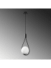 ABERTO DESIGN Hanglamp "Gharib " zwart - (B)136 x (D)20 cm
