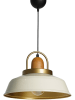 ABERTO DESIGN Lampa wisząca "Gharib " w kolorze białym - 35 x 40 cm