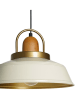 ABERTO DESIGN Lampa wisząca "Gharib " w kolorze białym - 35 x 40 cm