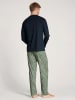 Calida Pyjama donkerblauw/groen