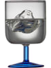 Lyngby Glas Kieliszki (2 szt.) w kolorze niebieskim do wina - 300 ml