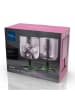 Lyngby Glas 2er-Set: Weinglas in Rosa/ Grün - 300 ml
