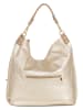 Anna Morellini Leder-Schultertasche "Greta" in Gold - (B)34 x (H)38 x (T)17 cm