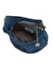 Anna Morellini Leren schoudertas "Michelina" blauw - (B)32 x (H)30 x (D)20 cm