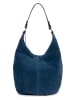 Anna Morellini Skórzana torebka "Michelina" w kolorze niebieskim - 32 x 30 x 20 cm
