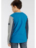 alife and kickin Longsleeve in Grau/ Blau