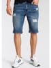 alife and kickin Spijkershort "Finley" blauw