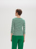 OPUS Longsleeve "Sopili" groen/wit