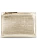 Puccini Leren portemonnee goudkleurig - (B)12 x (H)10 x (D)3 cm